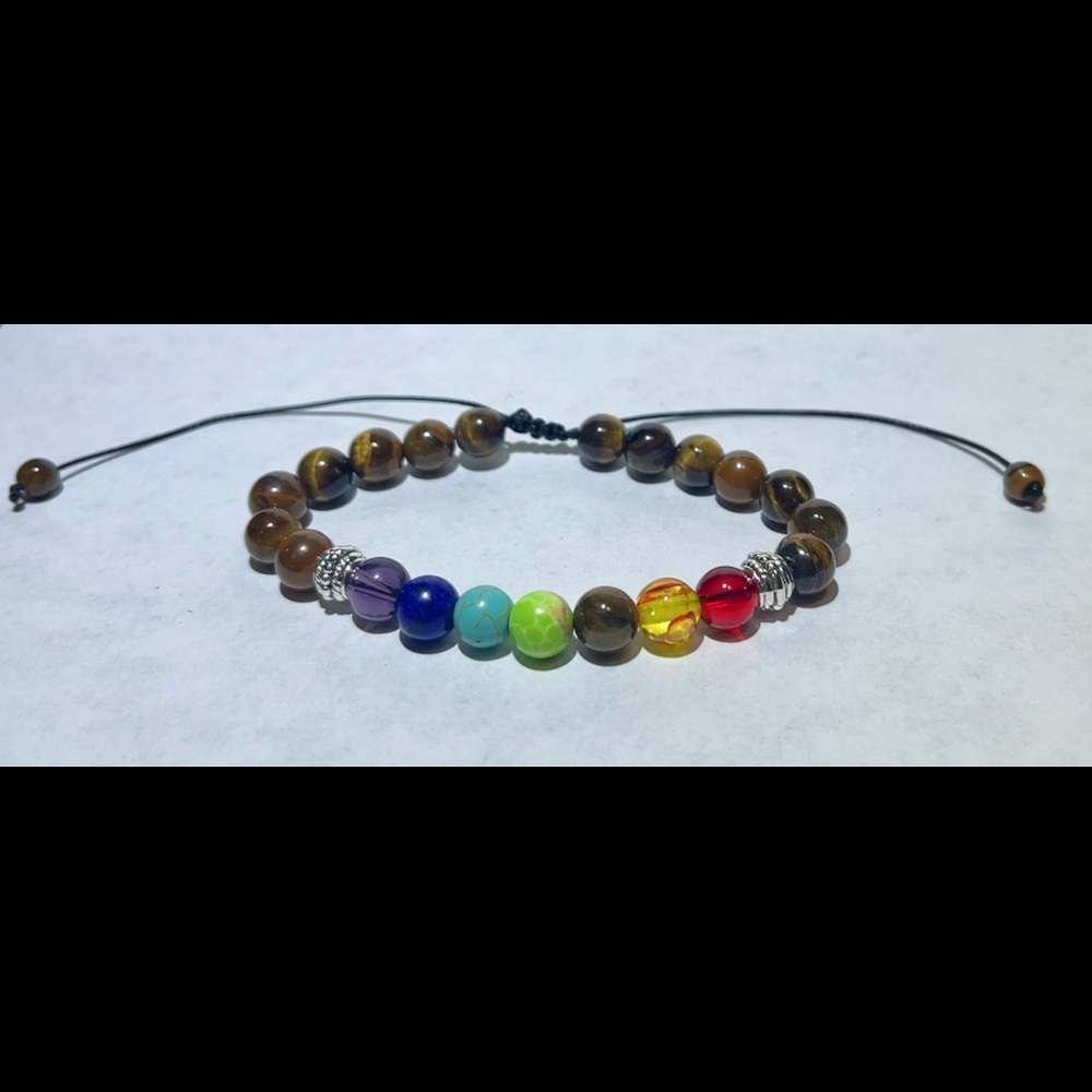 Tigers Eye Chakra Adjustable Bracelet